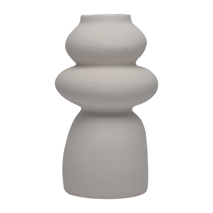 12" Hidaka Large Vase - Ivory