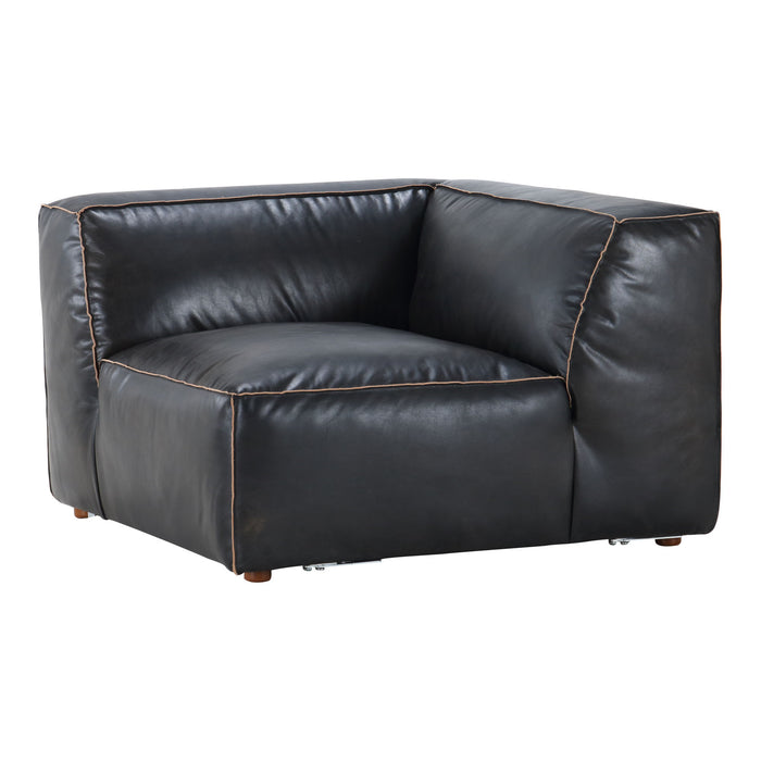 Luxe - Corner Chair - Antique Black
