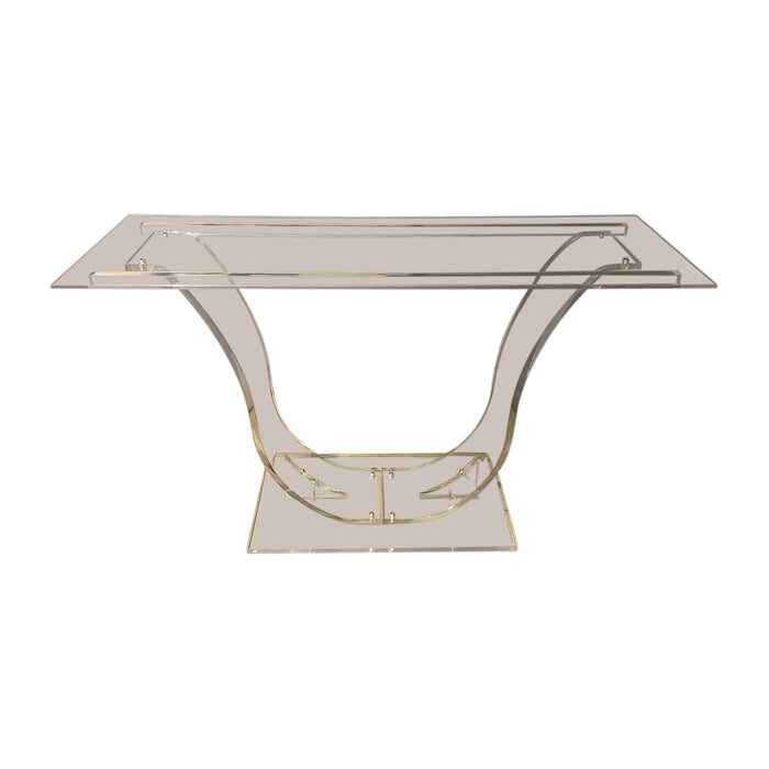 47" Dorsey Acrylic Console Table - Clear / Frost
