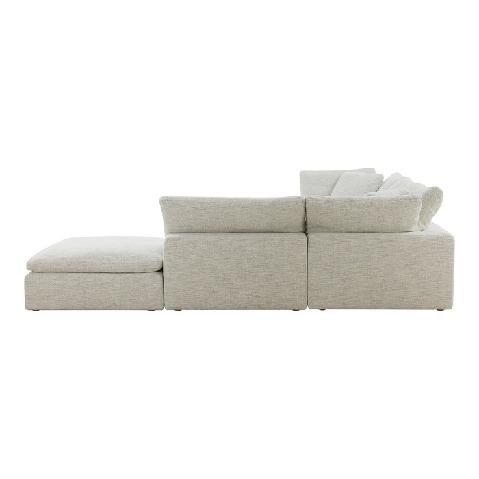 Clay - Dream Modular Sectional - Pearl Silver