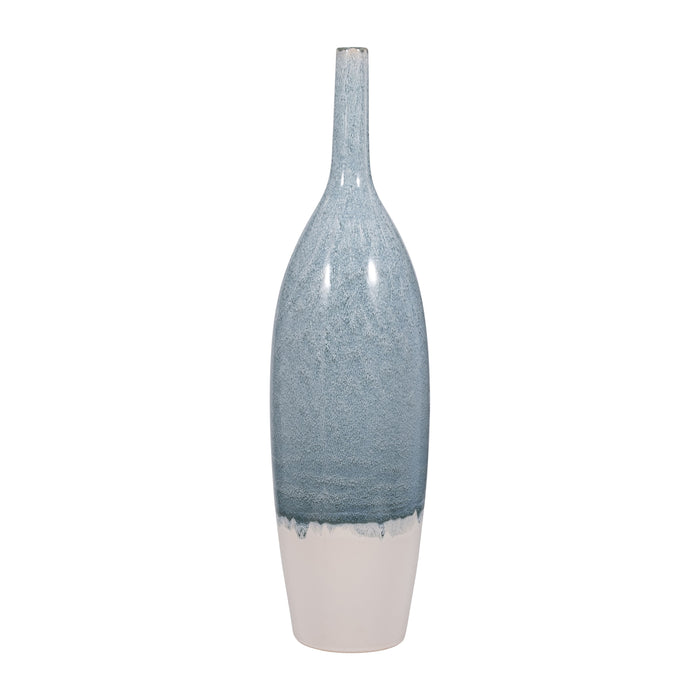 30" Kashion Large Ceramic Vase - Blue