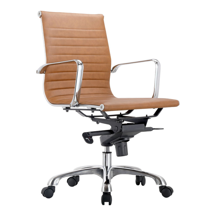 Studio - Swivel Office Chair Low Back - Tan