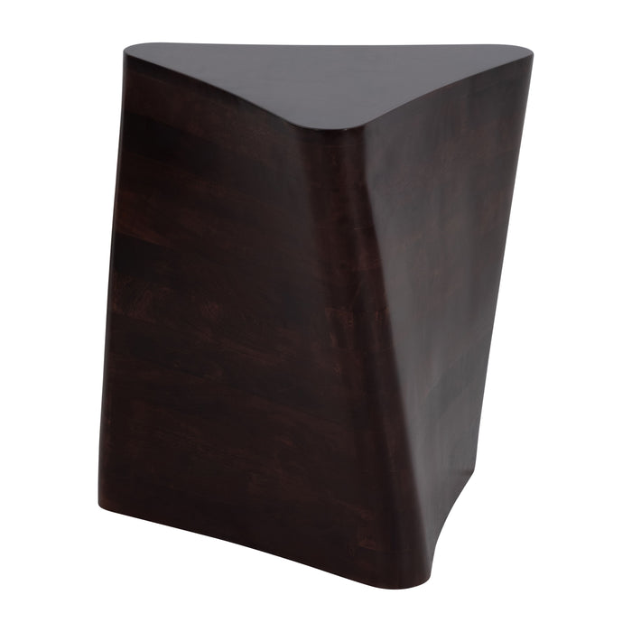 Wood 18" Modern Side Table - Brown