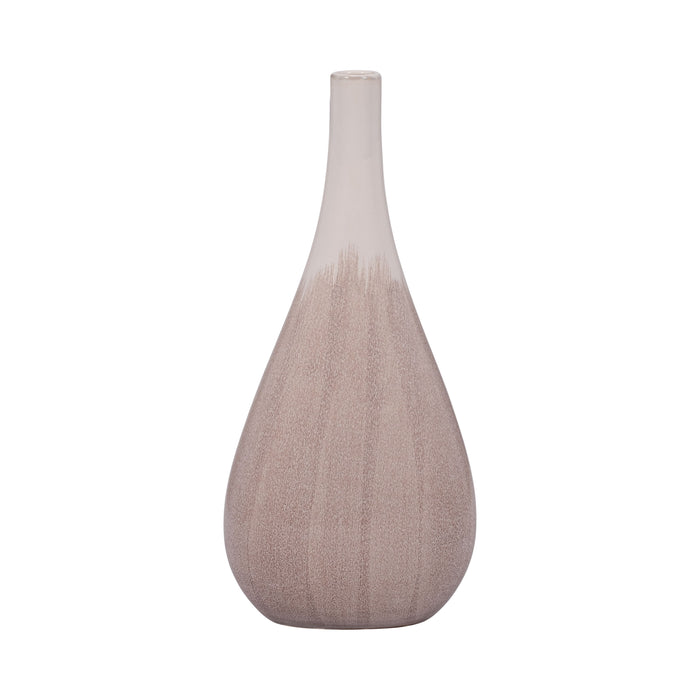 Valdiva Medium Ceramic Vase - Gray