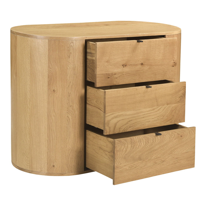 Theo - 3 Drawer Chest - Natural Oak