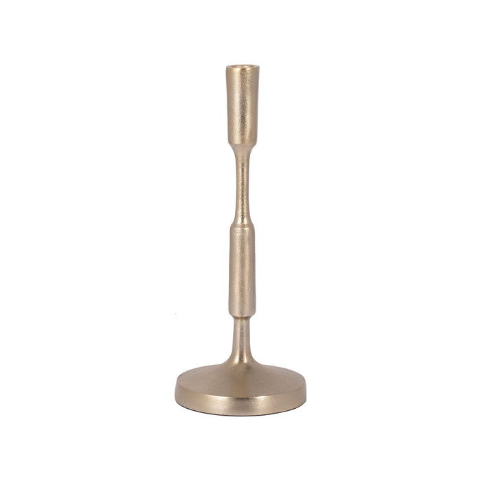12" Taper Candle Holder - Champagne