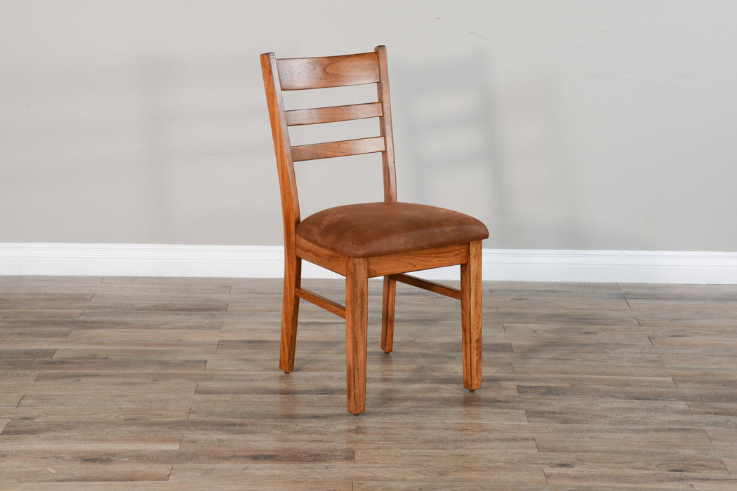 Sedona - Ladderback Chair With Cushion Seat - Light Brown