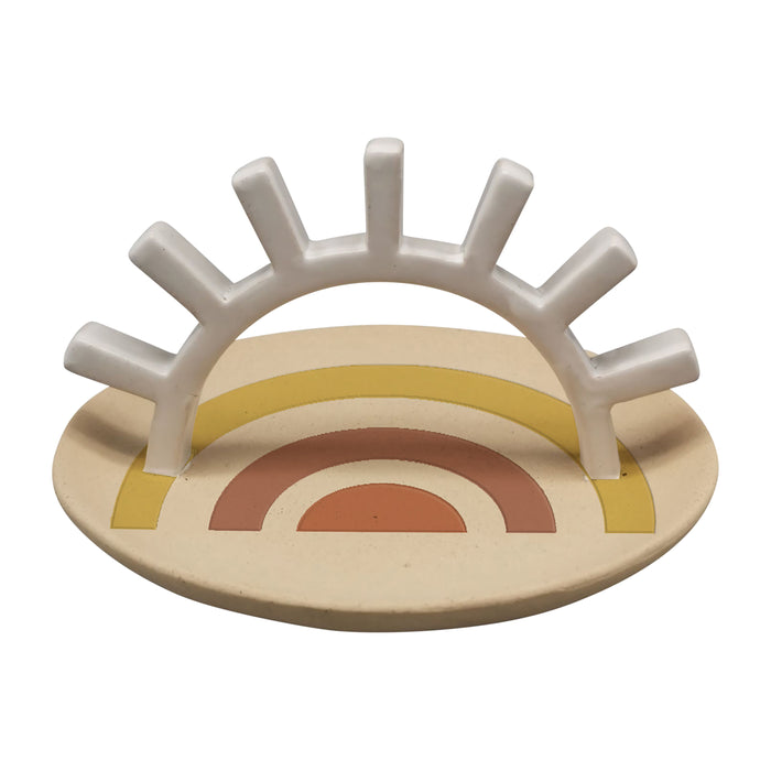 Ceramic 6" Sunshine Trinket Tray - Multi