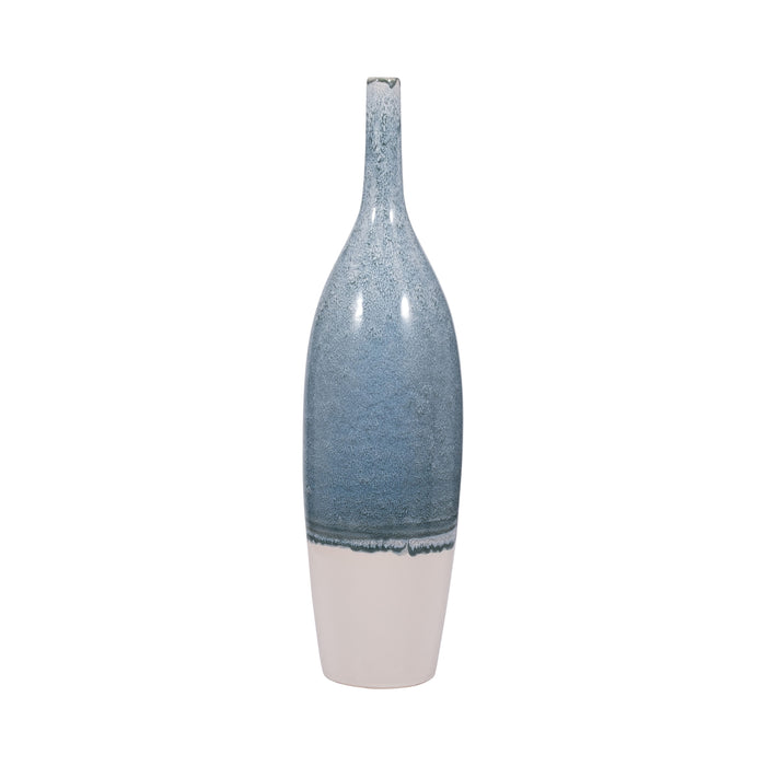 26" Kashion Small Ceramic Vase - Blue