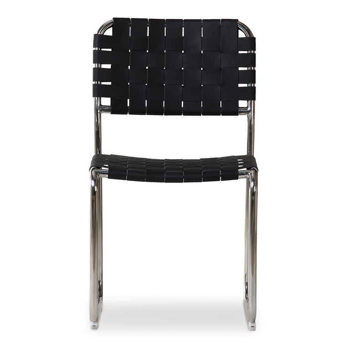 Moma - Stainless Steel Dining Chair (Set of 2) - Black