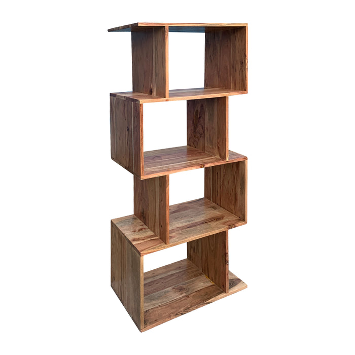 Wooden 4-Tier Bookcase 48" - Brown