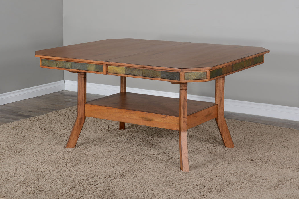 Sedona - Dual Height Extension Table - Light Brown