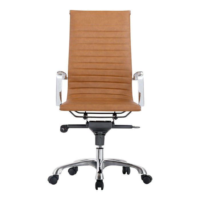 Studio - Swivel Office Chair High Back - Tan