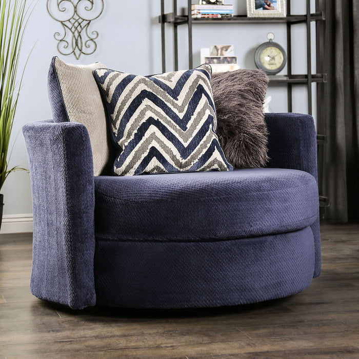 Griswold - Swivel Chair - Navy