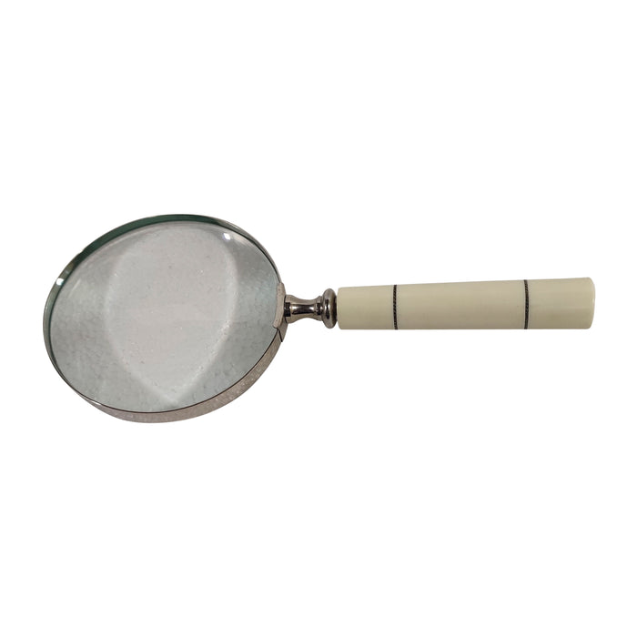 Resin Magnifying Glass 4" - Ivory