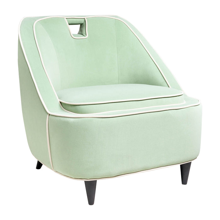 Two-Toned Accent Chair - Green