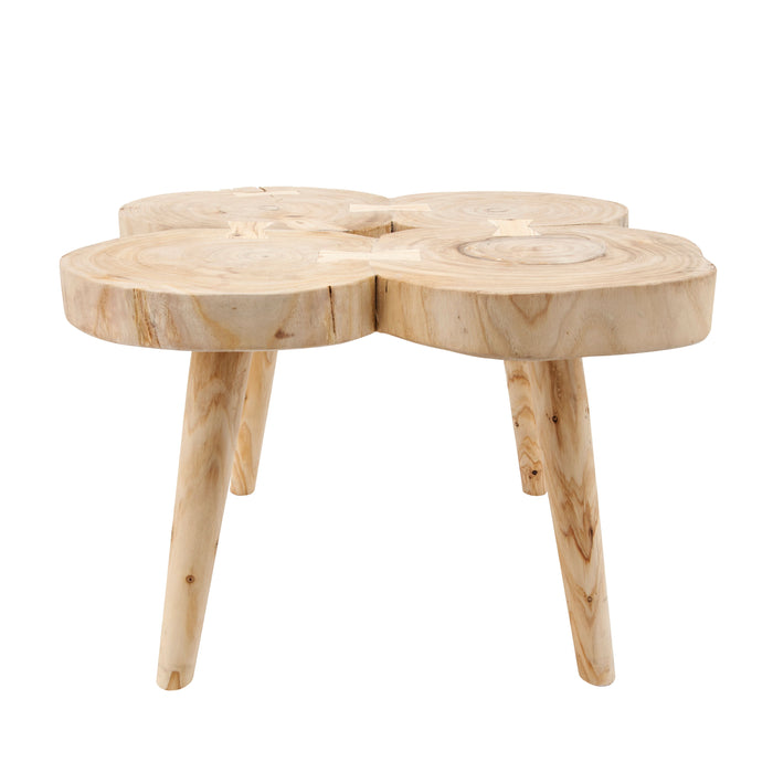 Wooden Accent Table 17" - Natural