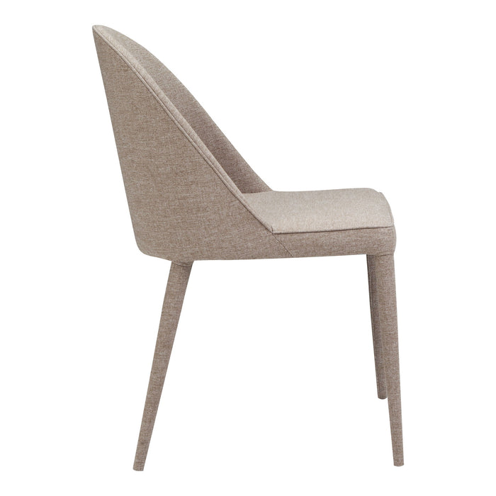 Burton - Fabric Dining Chair - Light Gray - M2