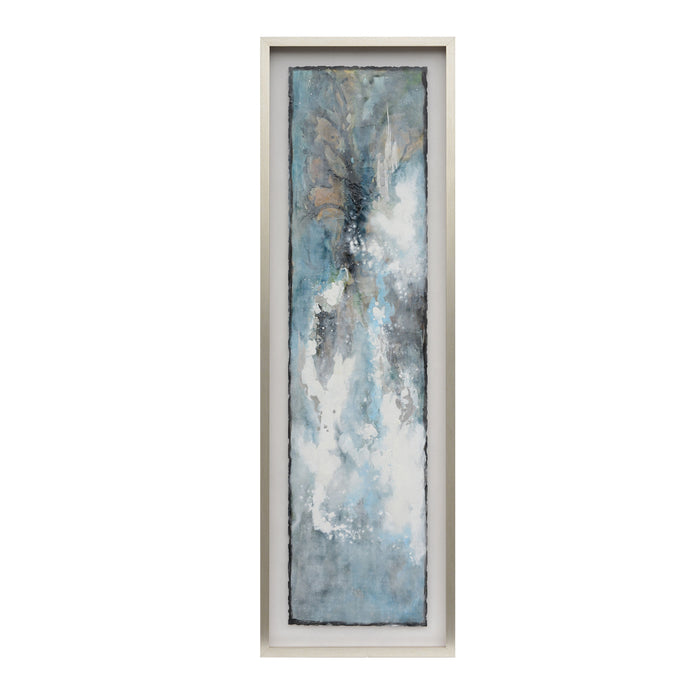 Abstract Canvas 66 x 21" - Blue / Gray