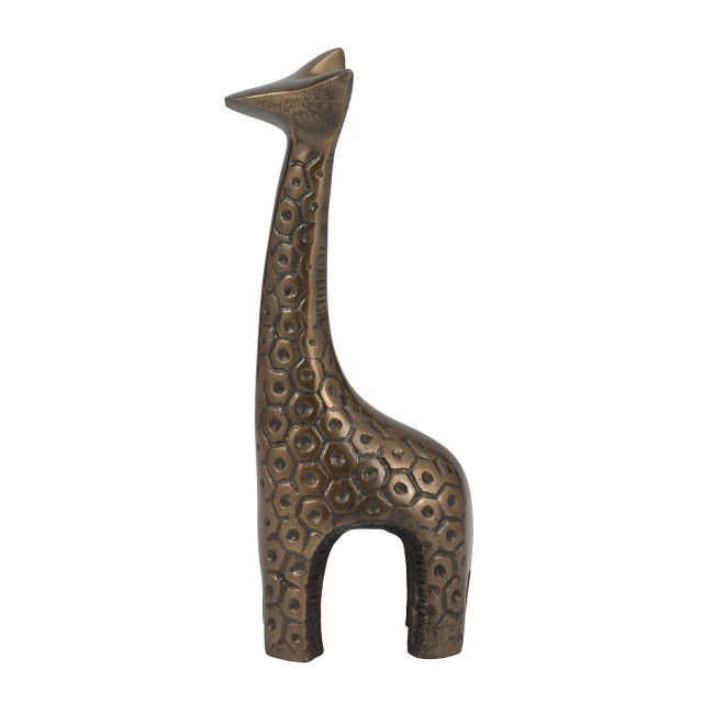 10" Honeycomb Giraffe - Bronze