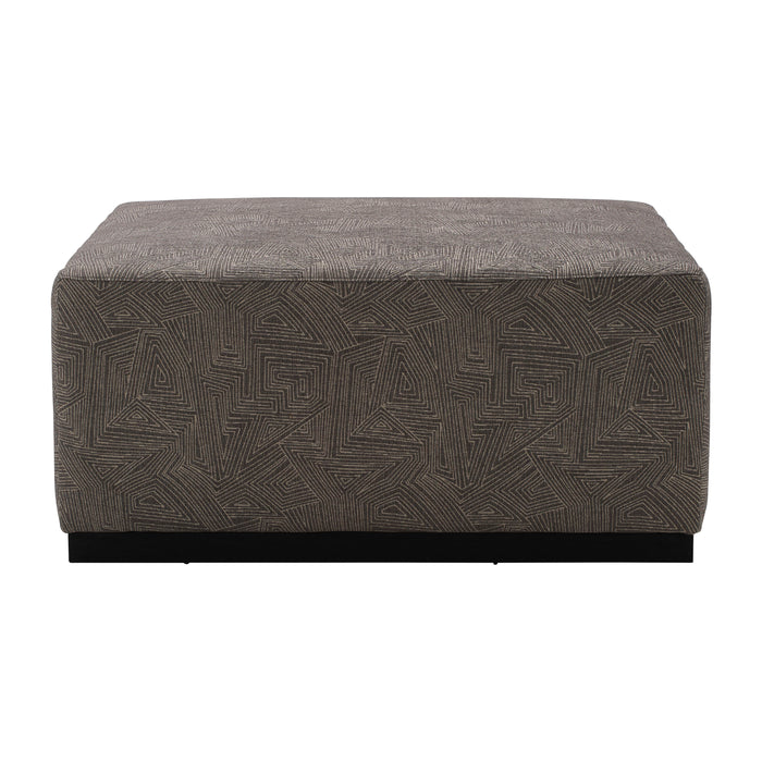 Upholstered Square Ottoman 40 x 18" - Gray