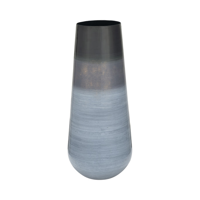 Metal Alabastron Vase 18" - Multi