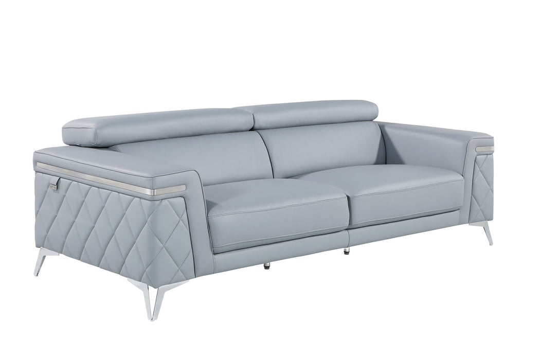1140 - Top Grain Italian Leather Sofa