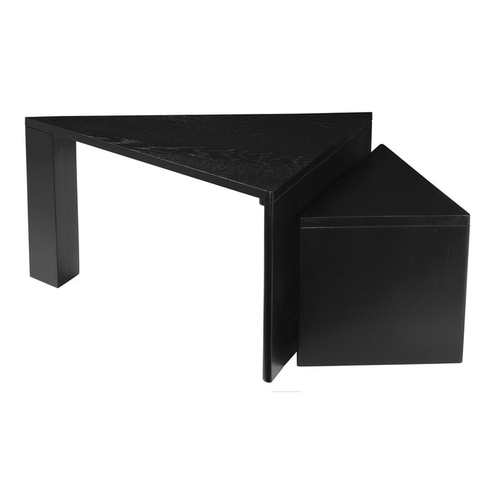 Aton - Nesting Coffee Table (Set of 2) - Black
