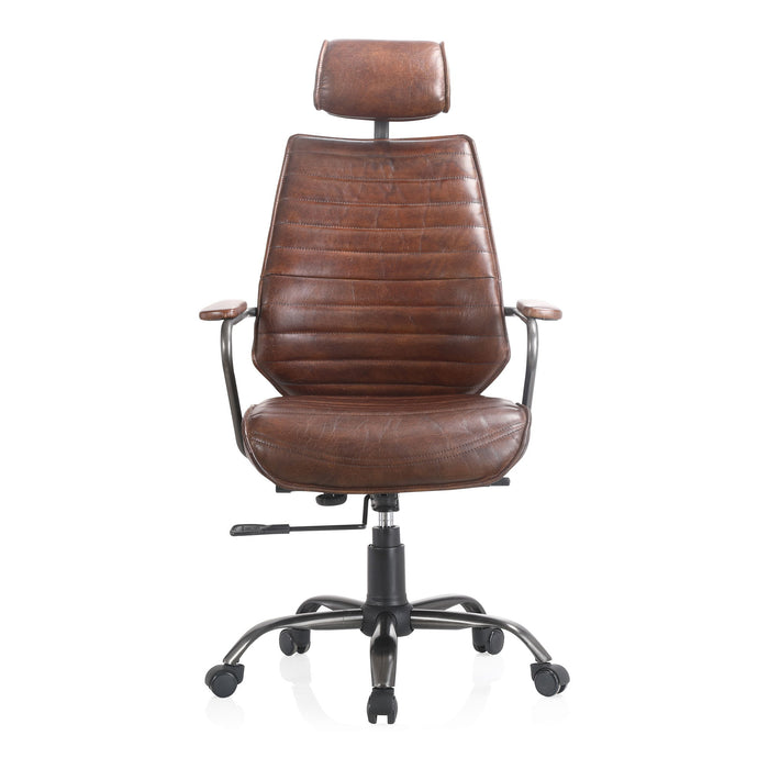Executive - Office Chair - Dark Brown - Leather