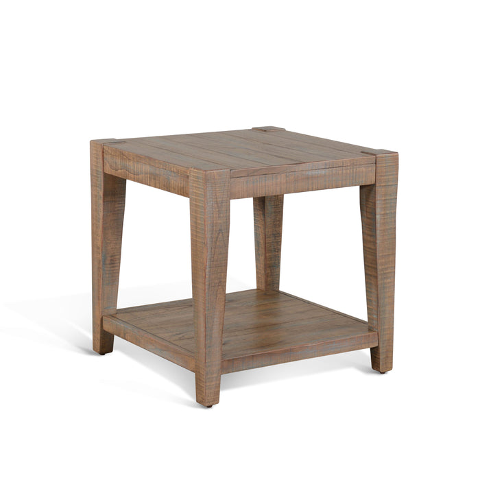 Durango - End Table - Weathered Brown