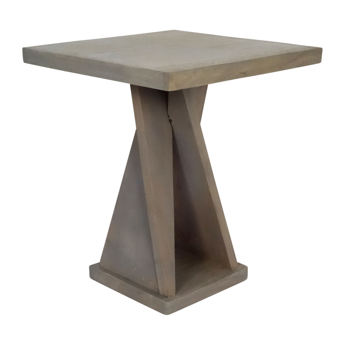 Jamye Large Wood Table - Gray