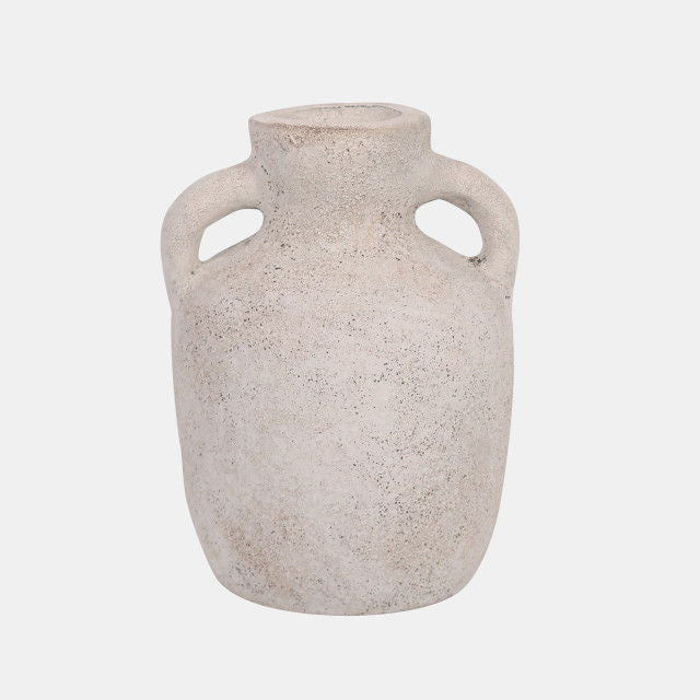 Double Handle Vase - Ivory