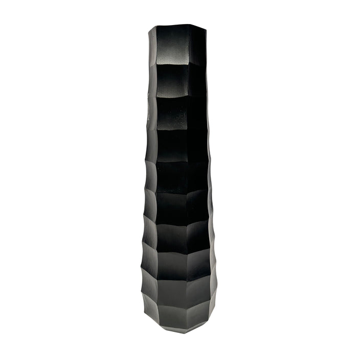 23" Terini Medium Metal Vase - Black