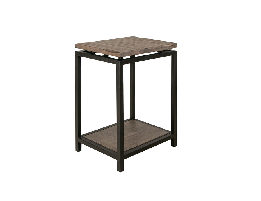 Blacksmith - Chairside Table - Truffle Brown / Oil Black