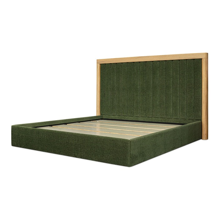 Nina - King Bed - Forest Green