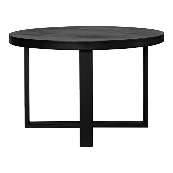 Jedrik - Round Outdoor Dining Table - Black