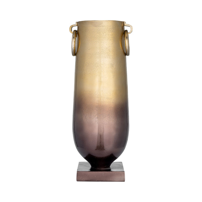 Metal 23" Metallic Vase - Bronze