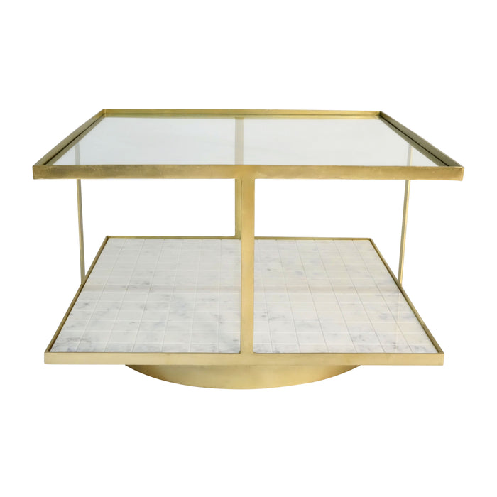 30" Rennovoir Coffee Table - Gold