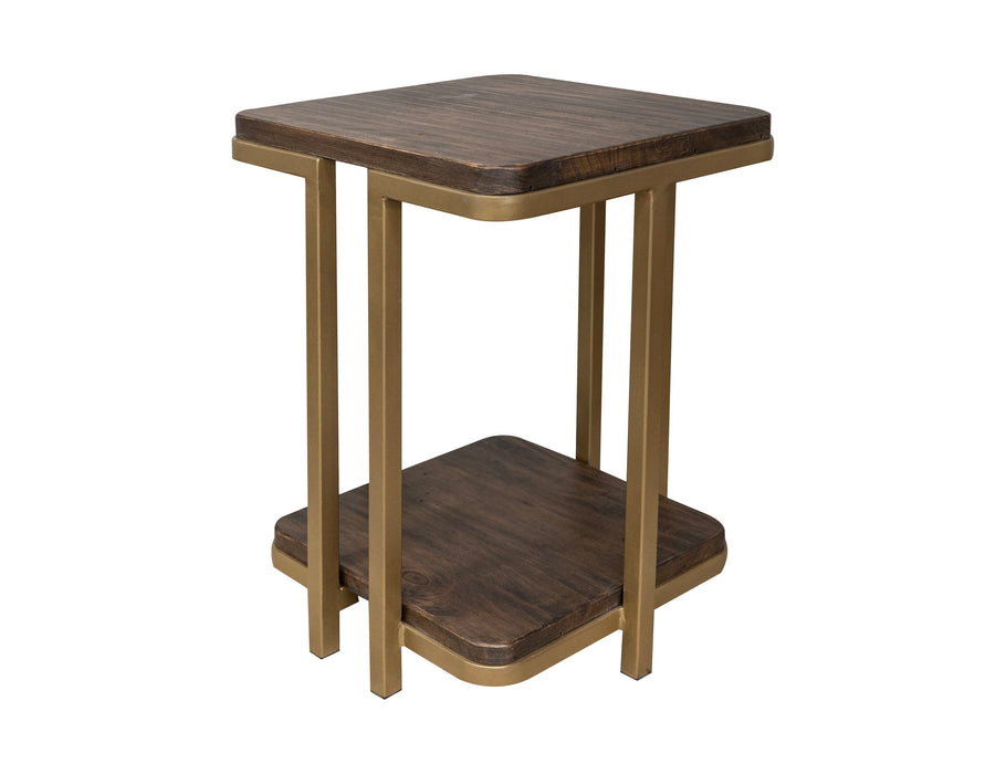 Onix - Chairside Table - Mahogany Brown