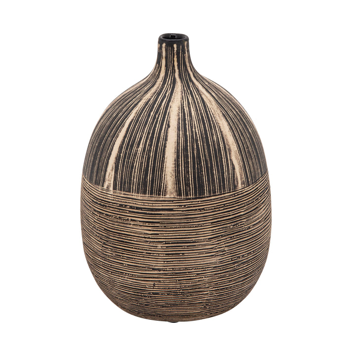 Tribal Vase 7" - Brown