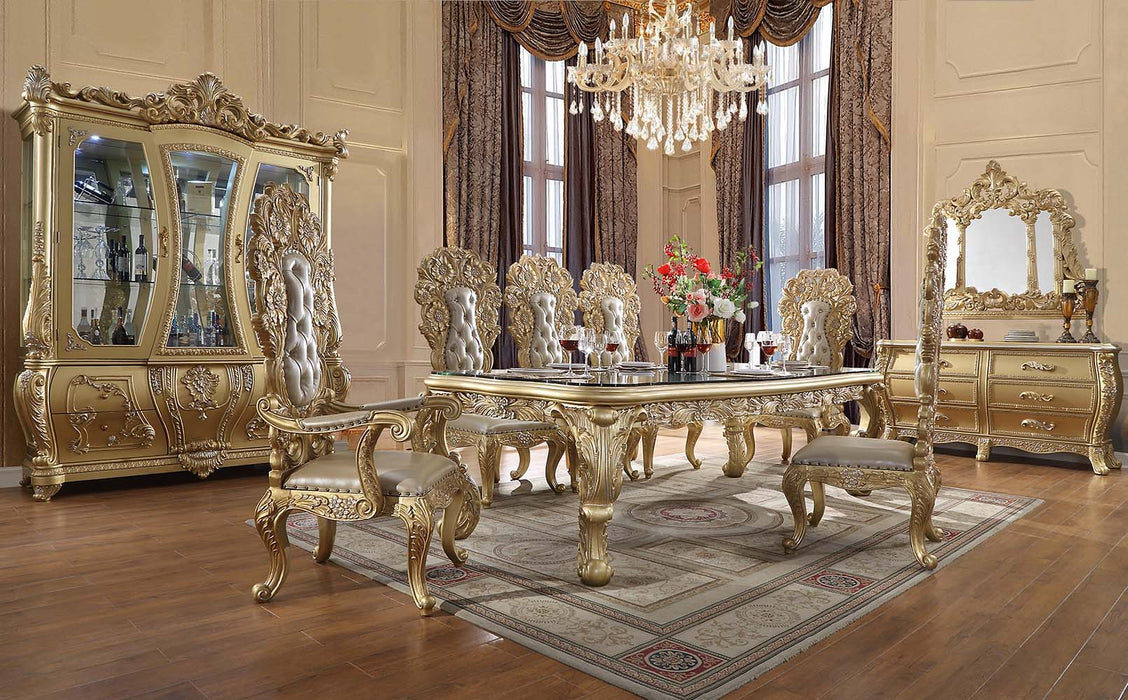 Cabriole - Dining Table - Gold Finish - 31"