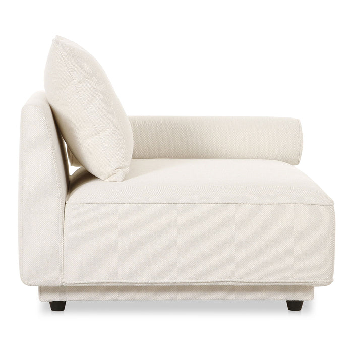 Rosello - Right Arm Facing Chair - White