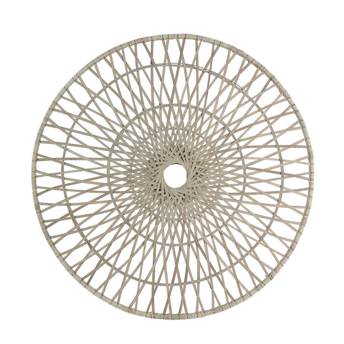 Wicker Round Wall Accent 36" - Natural
