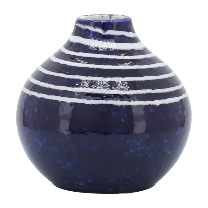 Cer Primeval Vase 5" - Blue