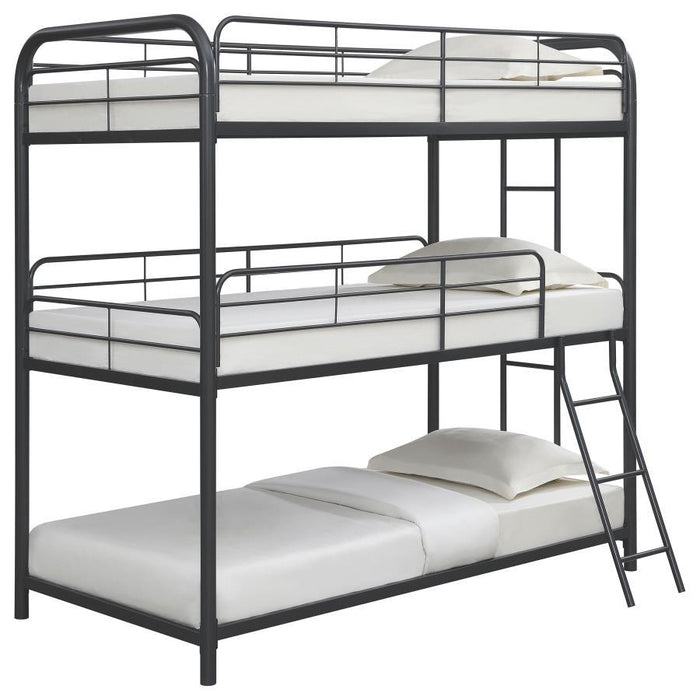 Garner - Triple Bunk Bed With Ladder