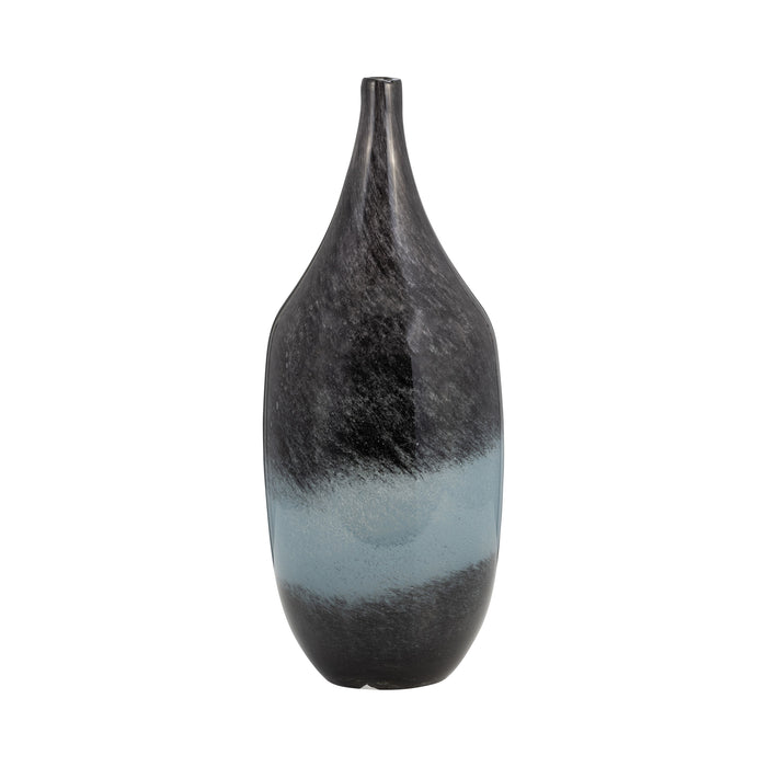 Glass Vase 14" - Blue Ombre