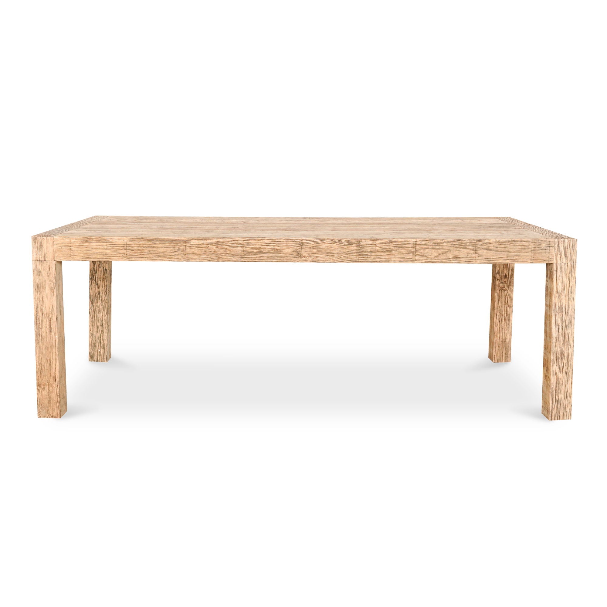 Angle - Marble Dining Table Rectangular Small - Oak — Furniture Factory