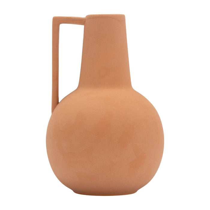 Ceramic 9" Vase - Terracota