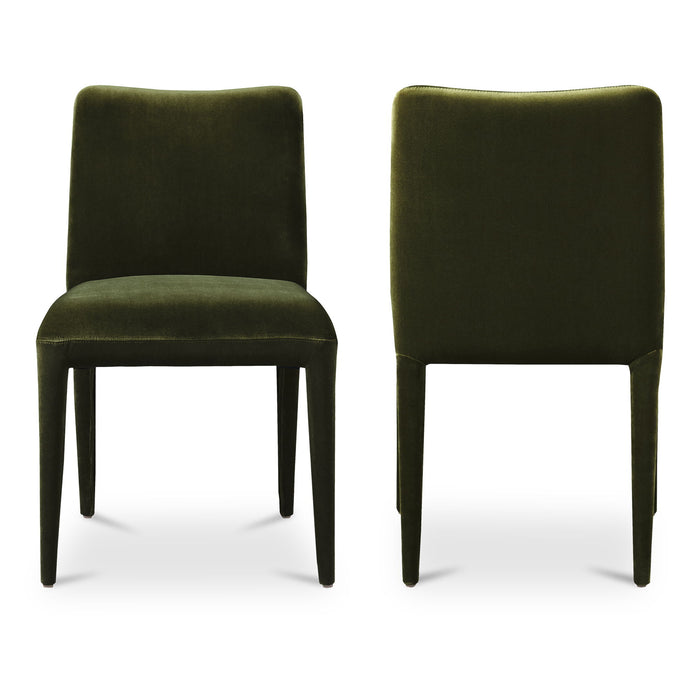 Calla - Dining Chair (Set of 2) - Green Velvet