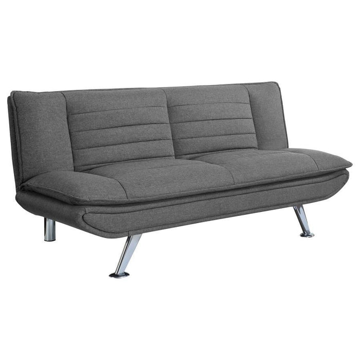 Julian - Upholstered Sofa Bed With Pillow-Top Seating - Grey